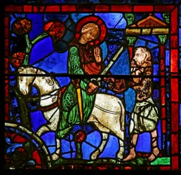 Szene aus dem Leben des heiligen Martin, Kathedrale von Chartres